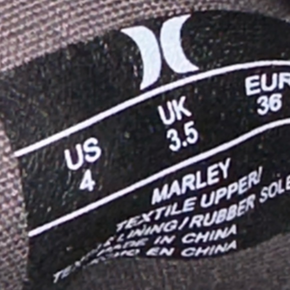 NEW! Hurley shoes / sneakers, kids size 4 - Picture 10 of 10